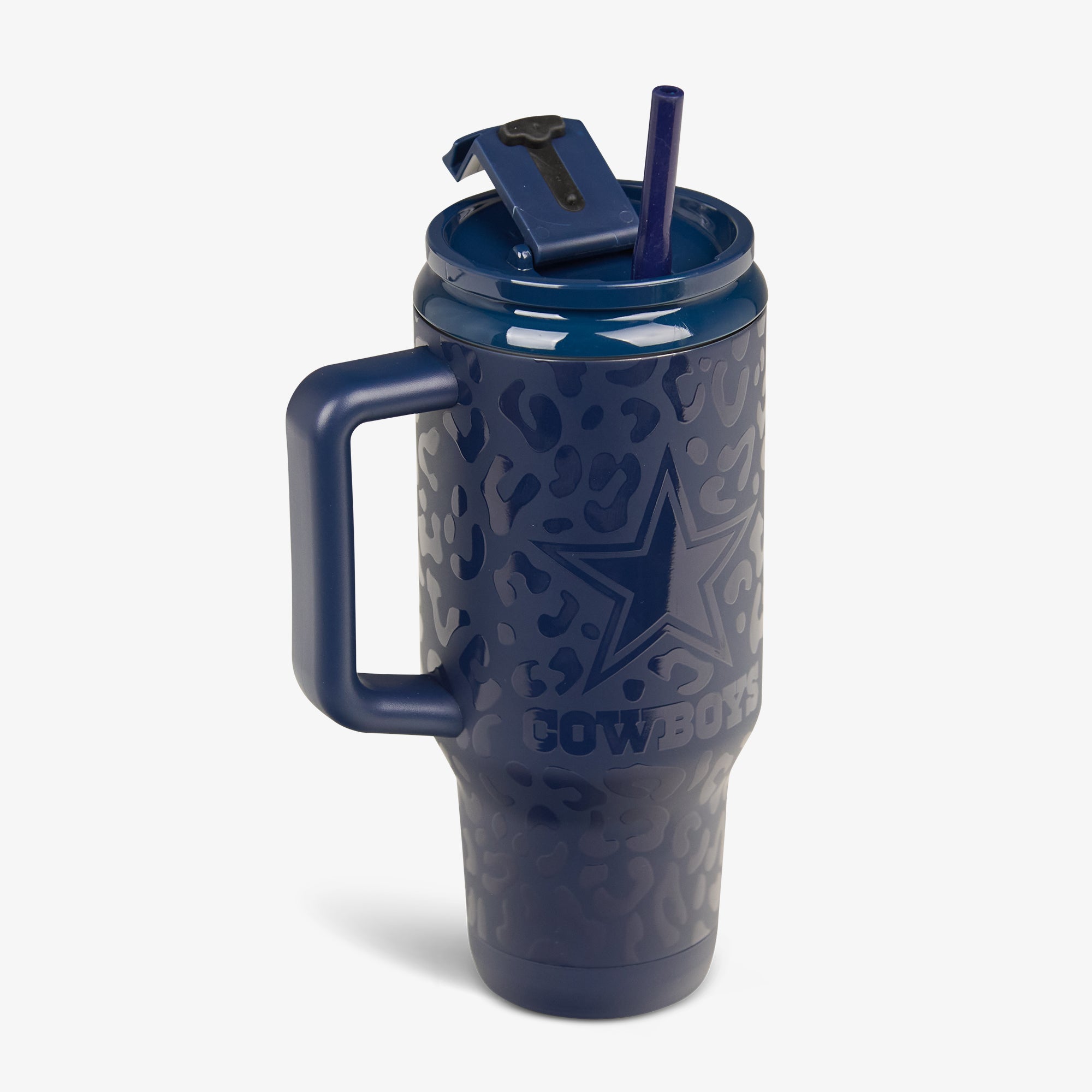 NFL 32 Oz Leopard Flip ‘n’ Sip Travel Mug - Image 2