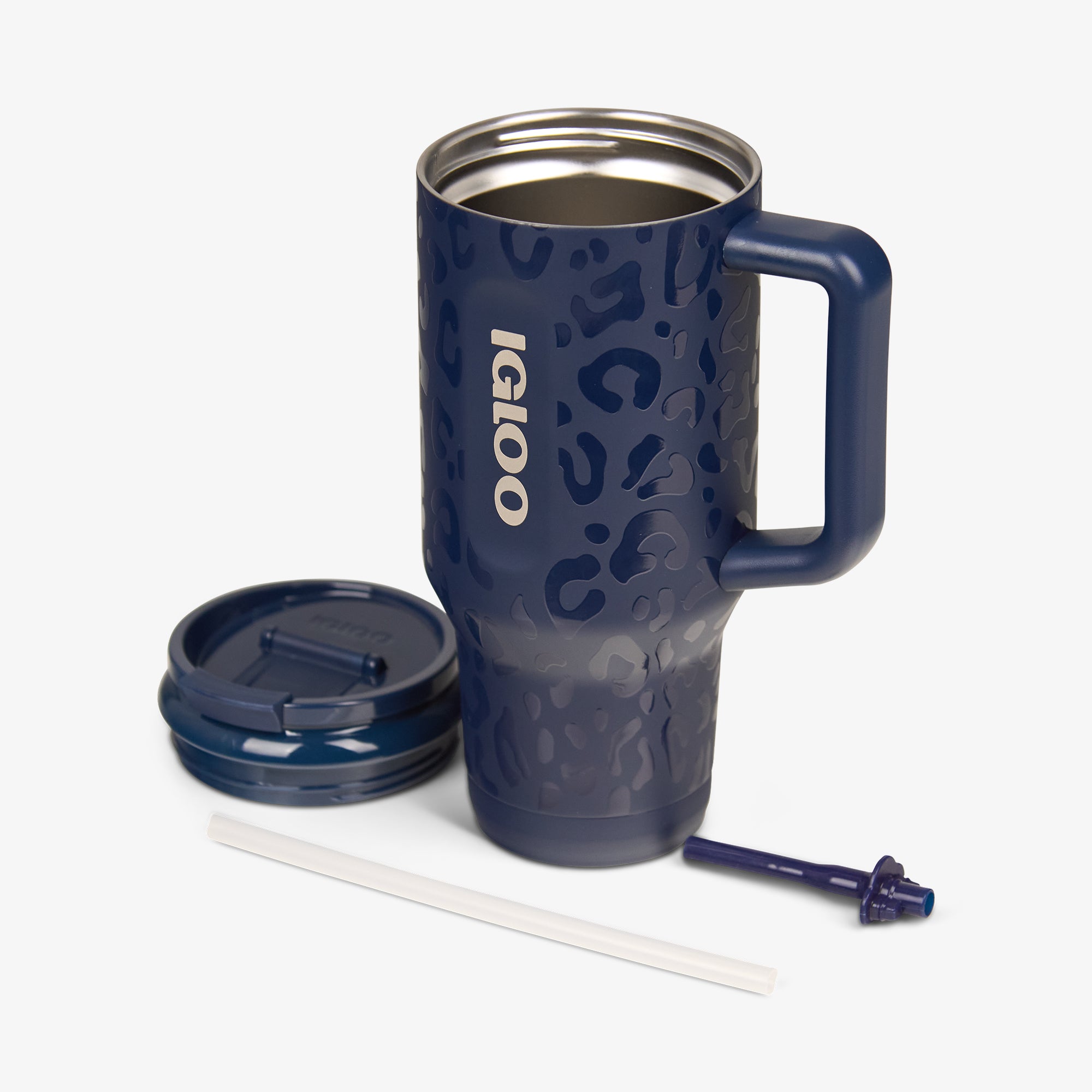 NFL 32 Oz Leopard Flip ‘n’ Sip Travel Mug - Image 3